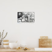 惑星系 ポスター (キッチン)