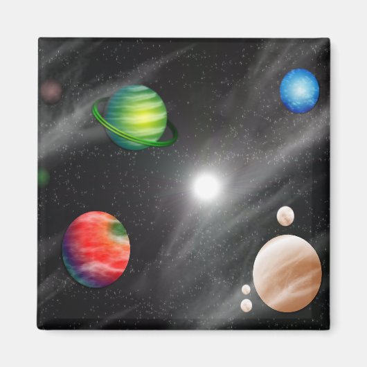 惑星系 マグネット (正面)