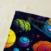 惑星背景 ビーチタオル (インサイチュ)