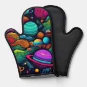 惑星背景 鍋つかみ (正面/裏面)