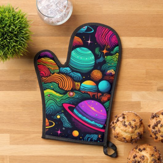 惑星背景 鍋つかみ (トップダウン)