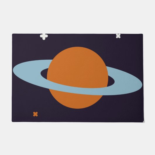 惑星軌道宇宙星銀河系 ドアマット (正面)