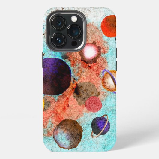 惑星銀河系太陽の系 iPhoneケース (裏面)