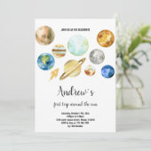 惑星銀河系誕生日招待状 招待状 (スタンド正面)