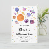 惑星銀河系誕生日招待状 招待状 (スタンド正面)