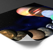 惑星銀河系 ポスター (角)