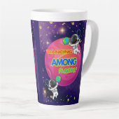 惑星間踊り カフェラテマグ (右アングル)