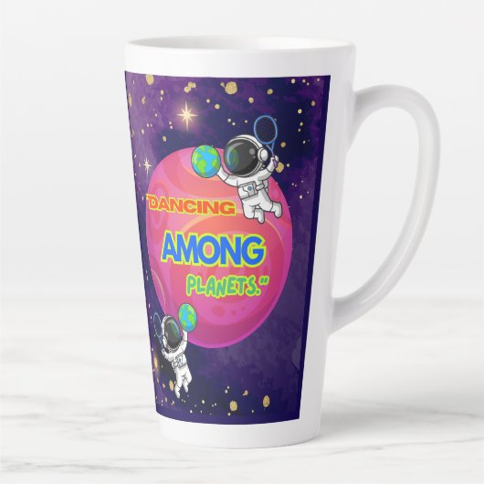 惑星間踊り カフェラテマグ (右)