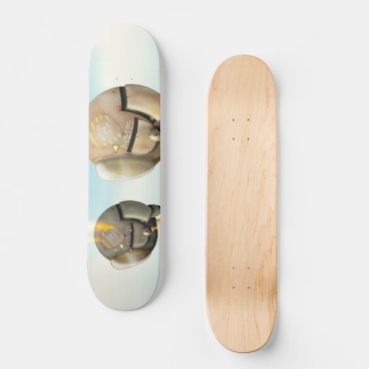 惑星飛んでいるを通過する宇宙船 スケートボード (正面)