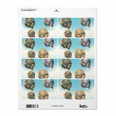 惑星飛んでいるを通過する宇宙船 ラベル (フルシート)