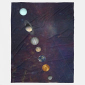 惑星2 フリースブランケット (正面)