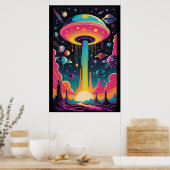 惑星9でのUFOの遭遇 ポスター (キッチン)