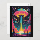 惑星9でのUFOの遭遇 ポストカード (正面/裏面)