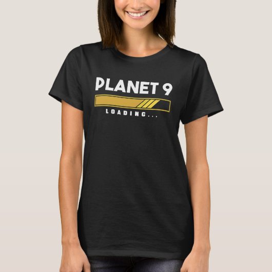 惑星9搭載シス太陽のテム Tシャツ (正面)