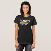 惑星9搭載シス太陽のテム Tシャツ (正面フル)