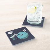 惑星 ガラスコースター (アングル)