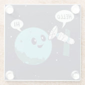 惑星 ガラスコースター (裏面)