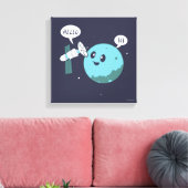 惑星 キャンバスプリント (インサイチュ (リビング))