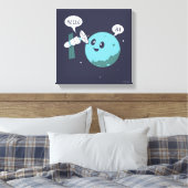 惑星 キャンバスプリント (インサイチュ (寝室))