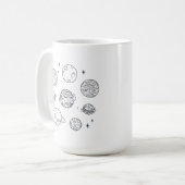 惑星 コーヒーマグカップ (正面左)