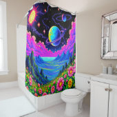 惑星 シャワーカーテン (インサイチュ)