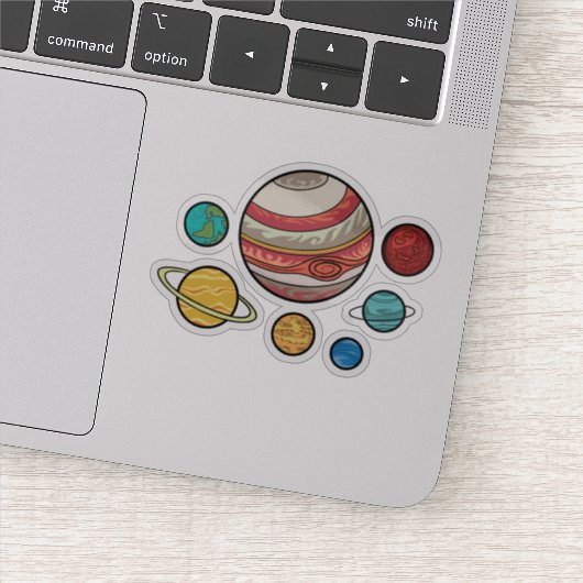 惑星 シール (詳細)