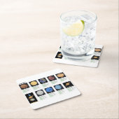 惑星 スクエアペーパーコースター (インサイチュ)