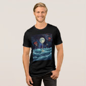 惑星 トライブレンドＴシャツ (正面全面)