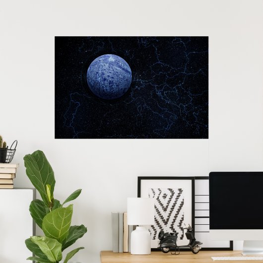 惑星 – パリ ポスター (ホームオフィス)