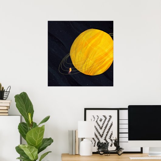 惑星 ポスター (ホームオフィス)