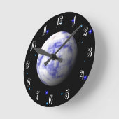 惑星 ラウンド壁時計 (傾斜)