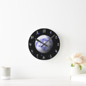 惑星 ラウンド壁時計 (ホーム)