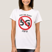 惑星、停止5G Tシャツを救って下さい