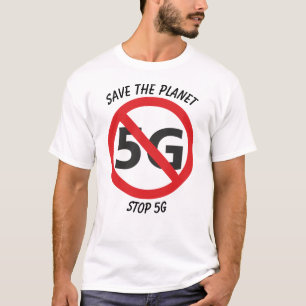 惑星、停止5G Tシャツを救って下さい Tシャツ