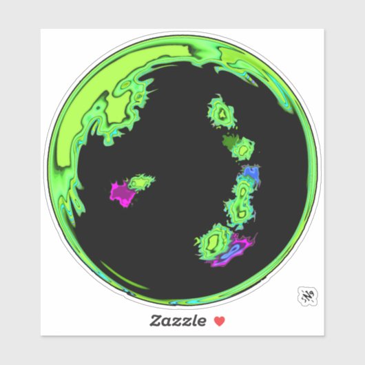 惑星 – 外惑星v2 シール (シート)