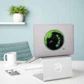 惑星 – 外惑星v2 シール (デスク上のノートパソコン)