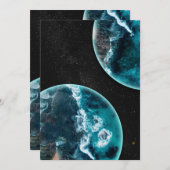 惑星 招待状 (正面/裏面)