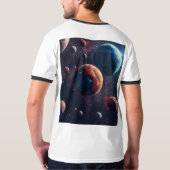 惑星 Tシャツ (裏面フル)