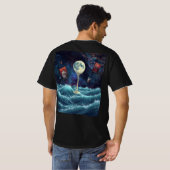 惑星 Tシャツ (裏面フル)