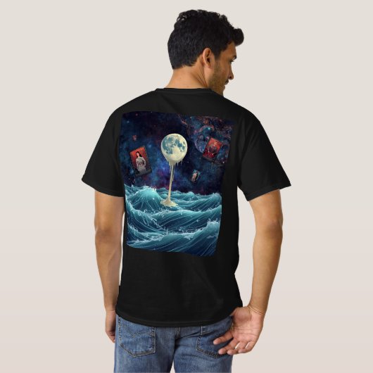 惑星 Tシャツ (裏面フル)