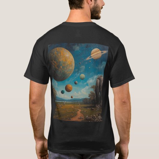 惑星 Tシャツ (裏面)