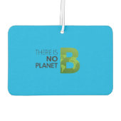 惑星Bがない – グリーンアースタイポグラフィ カーエアーフレッシュナー (裏面)