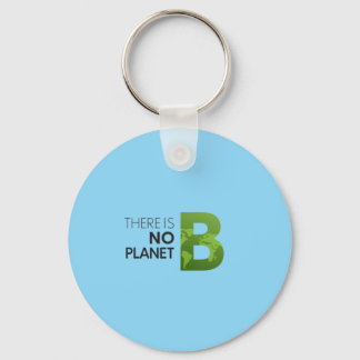 惑星Bがない – グリーンアースタイポグラフィ キーホルダー