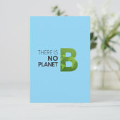 惑星Bがない – グリーンアースタイポグラフィ 出欠カード (スタンド正面)