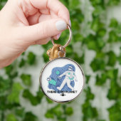 惑星Bがない – Earth Day (Sketchy Texture) キーホルダー (手)