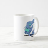 惑星Bがない – Earth Day (Sketchy Texture) コーヒーマグカップ (正面右)