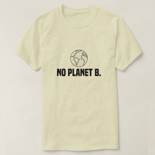 惑星Bの地球の日がない Tシャツ (デザイン正面)