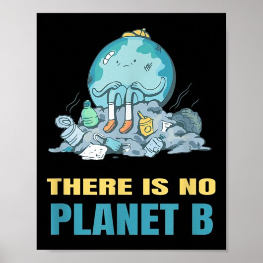 惑星Bの地球自然の環境prがない ポスター (正面)