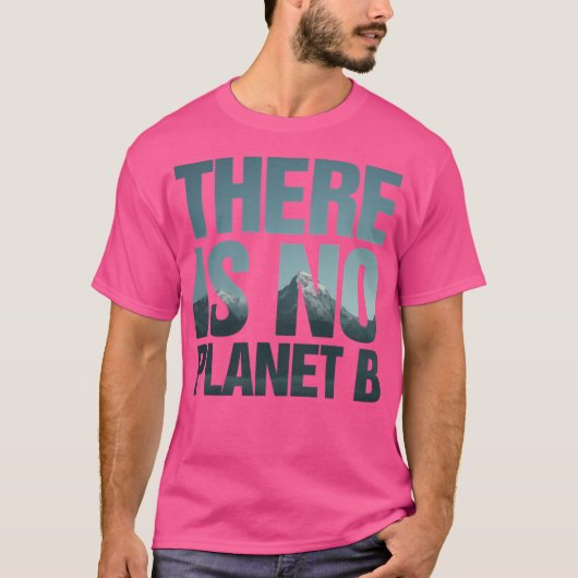 惑星Bの山はない Tシャツ (正面)