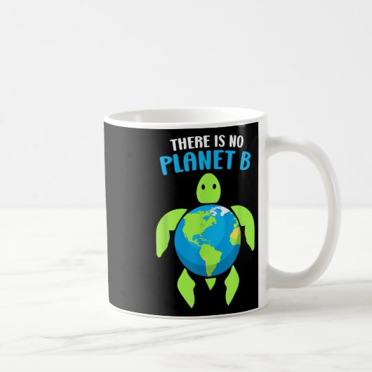 惑星Bの気候環境はない保護 コーヒーマグカップ (右)